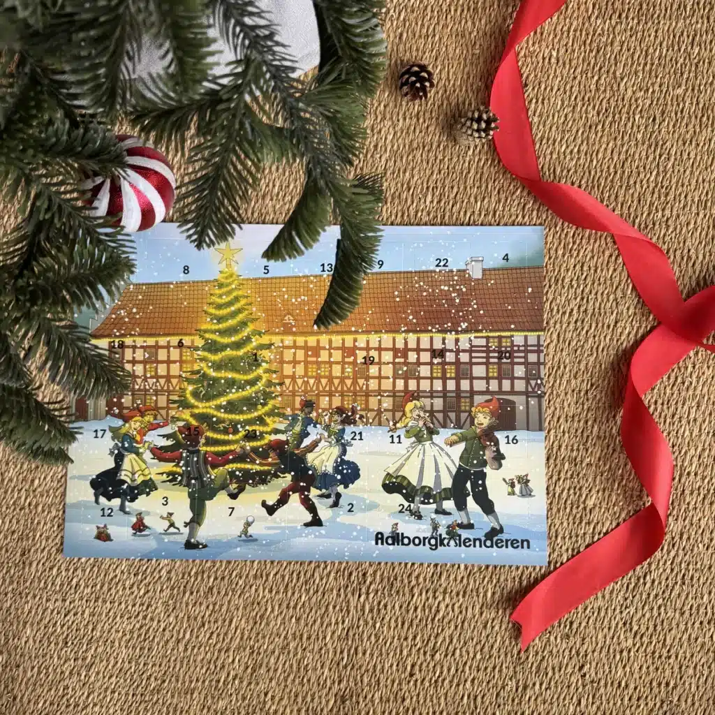 Aalborgkalenderen under juletræet
