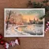 Forsiden af Hillerødkalenderen julekalender med lokale motiver