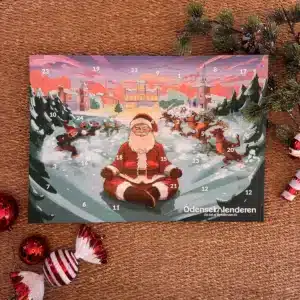 Forsiden af Odensekalenderen julekalender med lokale motiver