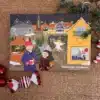 Forsiden af Silkeborgkalenderen julekalender med lokale motiver