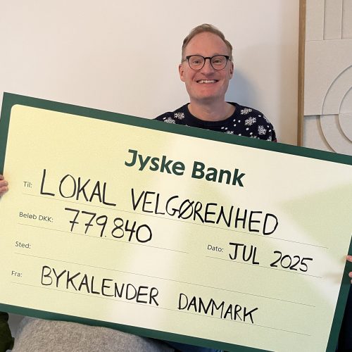 Bykalenders samlede donation 2025